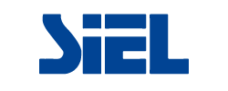 SIEL logo features blue stylized text spelling "SIEL" on a white background, embodying the precision and innovation of our Data Centers Solutions.
