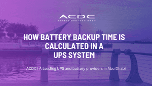 How Battery Backup Time Is Calculated in a UPS System