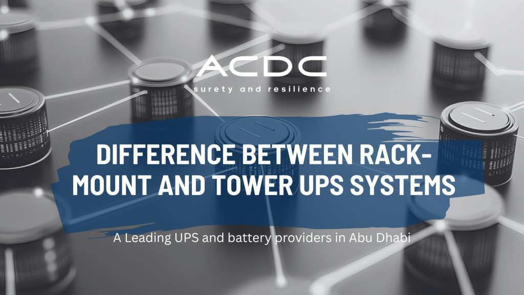 Difference Between Rack-Mount and Tower UPS Systems